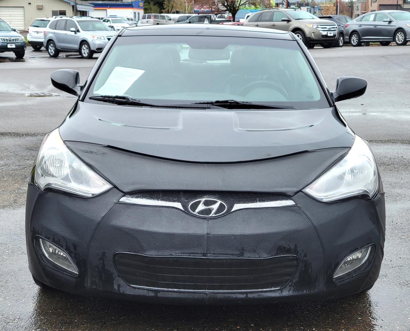 2013 Black /Black Hyundai Veloster 3 door Coupe (KMHTC6AD6DU) with an 1.6 Liter I4 FI DOHC 16V engine, Automatic transmission, located at 450 N Russell, Missoula, MT, 59801, (406) 543-6600, 46.874496, -114.017433 - Photo#2